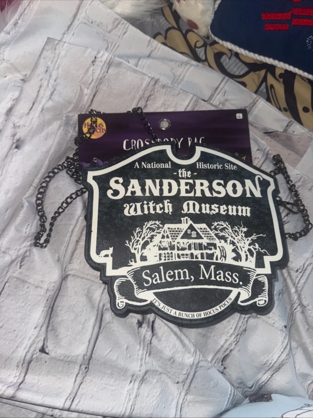 Hocus Pocus Sanderson Witch Museum Crossbody Bag Purse Disney - Picture 1 of 4